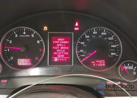 2006 Audi A4 2.0T z USA, uszkodzony, nr VIN WAUDF78E56A024805